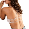 thumbnail image 5 of Trikvn No Underwire Bras for Women Seamless Strappy Backless Everyday Comfort Push Up Support Bralette with Adjustable Spaghetti Strap Wireless Bra, 5 of 6