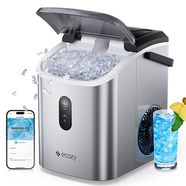 Máquina de Hielo Nugget Ecozy para Encimera