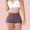 thumbnail image 2 of yunLCZ Women's Cotton Underwear High Waist Butt Memory Strip Lace Body Shape Pants And Abdomen Tightening Four Tight Ties Women's Underwear, 2 of 4