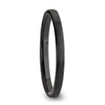 thumbnail image 6 of DRAKON Flat Pipe Cut Brush Finished Black Ceramic Wedding Band - 2mm - 12mm, 6 of 6
