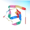 thumbnail image 4 of TEHAUX 5Pcs Dancing Ribbons for Children Assorted Color Satin Long Strip for Baton Twirling, 4 of 8