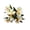 White, variant on Artificial Crabapple Blossoms in Hot Pink - Fake Floral Stems for Floral Arrangements, Faux Crabapple Blooms for Home Decor and Decorative Displays