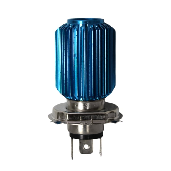 Foco (H4) Luz Led Base Azul 12V 12W Moto