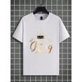 thumbnail image 3 of Manfinity Homme Men King Print Crew Neck Short Sleeve T-Shirt, Casual Summer Top, For Friends, 3 of 5