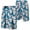 HTD892, variant on New 3D Print Hawaii Hibiscus Ethnic Mix Tropical Flower Board Shorts Men Swim Trunks Women Vaion Short Pants Floral Shorts