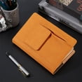 thumbnail image 4 of PU Leather Book Cover Notebook Wraps Rectangle Orange 217x155x19mm, 4 of 6