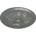 thumbnail image 3 of Ekena Millwork 15 3/4"OD x 5/8"P Granada Ceiling Medallion (Fits Canopies up to 4 1/4"), Hand-Painted Silver, 3 of 6