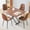 Table+Brown Black Chairs, variant on Hi loPres Folding Dining Table Set for 4 with Lift Top, 5-Piece Space Saving Kitchen Table Set, Brown Suede Chairs & Adjustable Walnut Table for Small Space