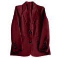 thumbnail image 4 of Siilsaa Jackets for Women Casual Womens Casual Long Sleeve Blazers Solid Color Knit Blazer Work Office Open Front Blazer Jacket ,M, 4 of 4