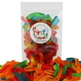 thumbnail image 2 of FirstChoiceCandy Sweet & Sour Gummy Worms, Multi Flavors and Solid Colors (2 Pound, Sweet Mix Fruit), 2 of 5