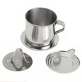 thumbnail image 2 of HLONK Stainless Steel Vietnamese Coffee Drip Press Maker Single Cup For Office, 2 of 7