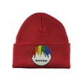 thumbnail image 1 of Gravity Threads Love is Love Paint Patch Cuffed Beanie - Red, 1 of 2