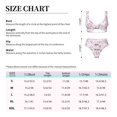 thumbnail image 6 of Honeii Rose Flowers Print Women’s Bikini Set,Two Piece Swimsuit Bathing Suits,Stylish High Elasticity Swimwear for Beach and Pool, 6 of 7
