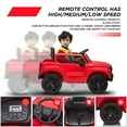 thumbnail image 7 of 12V Battery Powered Electric Car for Kids,Licensed Chevrolet Silverado Ride On Truck Car with Remote Control,MP3/FM, LED Lights,3.7mph Max Speed,Spring Suspension Electric Vehicle for Kids/Toddlers, 7 of 7