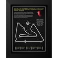 thumbnail image 2 of Rogan, Mark 15x18 Black Modern Framed Museum Art Print Titled - Bahrain Intl. Circuit BL, 2 of 5