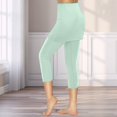 thumbnail image 4 of frariair ​High Performance Athletic Skirt For Women With Built In Compression Shorts Quick Dry Tennis Golf Fitness Multi Sport​ Green, 4 of 8