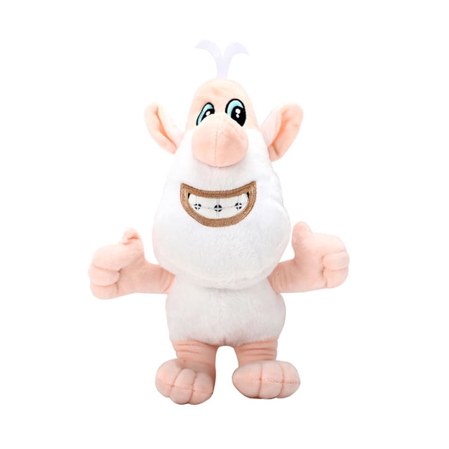 Muñeca de peluche con forma de cerdo blanco, boobas, buba, 28 cm, anime para niños