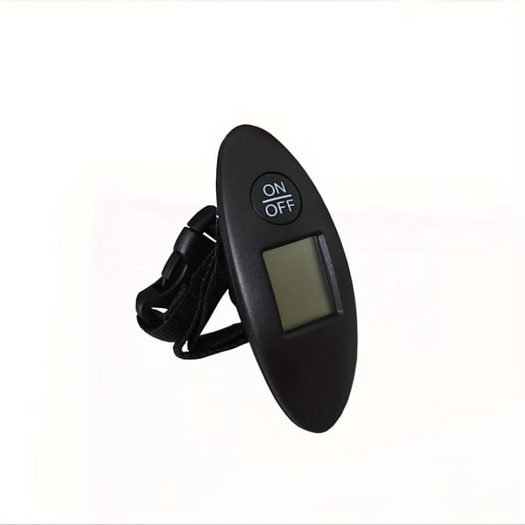 1pc Digital Hanging Luggage Scale, Portable Electronic Weight Scale for Travel Luggage Weighing, Black