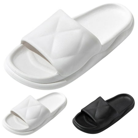 

kpoplk Flip Flops For Men Men Slippers Fashion Versatile Indoor And Outdoor Universal Slippers Flat House Slippers For Men(Black)