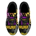 thumbnail image 2 of Three Witches Halloween I Smell Children Shoes Sneakers Black Size 8.5, 2 of 7