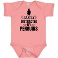 thumbnail image 3 of Inktastic Easily Distracted by Penguins Boys or Girls Baby Bodysuit, 3 of 5