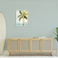 thumbnail image 4 of Stupell Industries Palm Tree Leaves Tropical Summer Breeze Beach Framed Wall Art, 24 x 30, Design by Robin Maria, 4 of 5