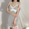 thumbnail image 4 of Tnhcen Women's Lingerie Nightwear Spaghetti Hanging Neck Nightgown Womens Pajamas, 4 of 4