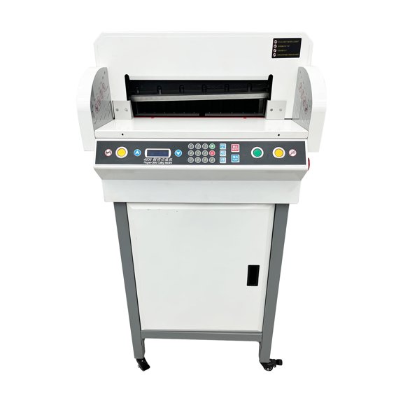 18" Electric Heavy Paper Cutter Automatic Paper Stack Cutting Machine Digital Numerical Control Paper Guillotine 110V