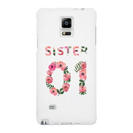 Sister01-Right White Samsung Galaxy Note 4 Case For Best