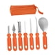 thumbnail image 5 of Kit de 7 piezas para tallar calabazas de Halloween, decoración para grabar frutas, para fiestas, para principiantes y profesionales, cuchillos para, 5 of 8