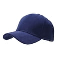 thumbnail image 2 of HuangHuanChen Baseball Caps Unisex Suede Soft Solid Color Curved Brim Adjustable Dad Hat Visor Cap Streetwear UV Protection Sun Hats One Size, 2 of 7