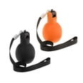 thumbnail image 4 of 2 silbatos de mano deportivos con cordones, silbatos manuales de seguridad para exteriores. naranja negro, 4 of 9