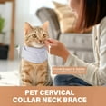 thumbnail image 3 of Collar de cono para gato suave, conos de gato para dejar de lamer después de la cirugía, collar de recuperación ajustable para gato para evitar lamer heridas M, 3 of 5