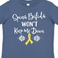 thumbnail image 4 of Inktastic Spina Bifida Awareness Message Ribbon Boys or Girls Toddler T-Shirt, 4 of 5