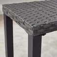 thumbnail image 5 of Outdoor Rattan Backless Bench, 46" Patio Garden Bench for Outdoor, All Wheather Outdoor Bench for Garden, Backyard, Porch, Black, 5 of 14