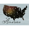 thumbnail image 2 of Phillip, Jamie 18x15 Gold Ornate Wood Framed with Double Matting Museum Art Print Titled - America, 2 of 4
