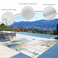 thumbnail image 3 of Outdoor Rug 3x5 ft Coral Seagrass Outdoor Large Area Rug Non Slip Rubber Eucalyptus Starfish Shell Wood Front Door Mat RV Rug Camping Carpet Patio Outdoor Rugs for Backyard Balcony Deck Porch Indoor, 3 of 9