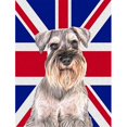 thumbnail image 1 of Schnauzer avec Drapeau Britannique Union Jack Taille Jardin, 1 of 1