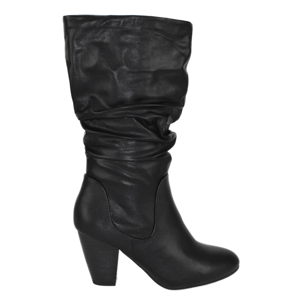 slouch pointed toe boots