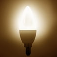 thumbnail image 3 of 12 Packed E12 Base LED Light Bulb, Candelabra Light Bulbs Non-dimmable Warm White, 2700K, 60 Watt Equivalent(6W), 3 of 6