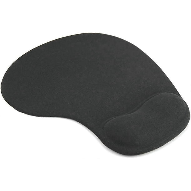 Mouse Mat BLACK ANTI-SLIP COMFORT MOUSE PAD MAT WITH GEL FOAM REST WRIST SUPPORT FOR LAPTOP