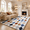 Diamond Multicolor, variant on ZRSDIXK 8'x10' Area Rugs for Living Room, Large Shag Fluffy Rug Checkered Carpet, Beige & White