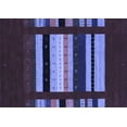 thumbnail image 1 of Ahgly Company Machine Washable Indoor Rectangle Abstract Blue Contemporary Area Rugs, 2' x 3', 1 of 1