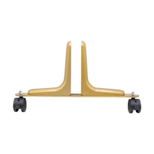 Soporte de pantalla móvil de aleación de aluminio, base de partición plegable, fácil de instalar Oro
