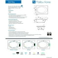 thumbnail image 5 of Malibu Home Delray ADA Massaging Air Jet Bathtub 60"x 42"x 18" in Biscuit, 5 of 5