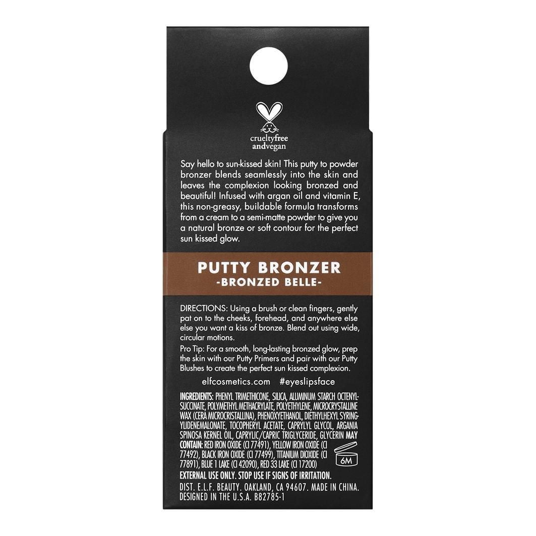e.l.f. Putty Bronzer, Formule unique de pâte à poudre avec une finition semi-mate.