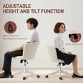 thumbnail image 4 of HOMCOM Office Chair, Swivel Desk Chair with Adjustable Height, Backrest, 4 of 10