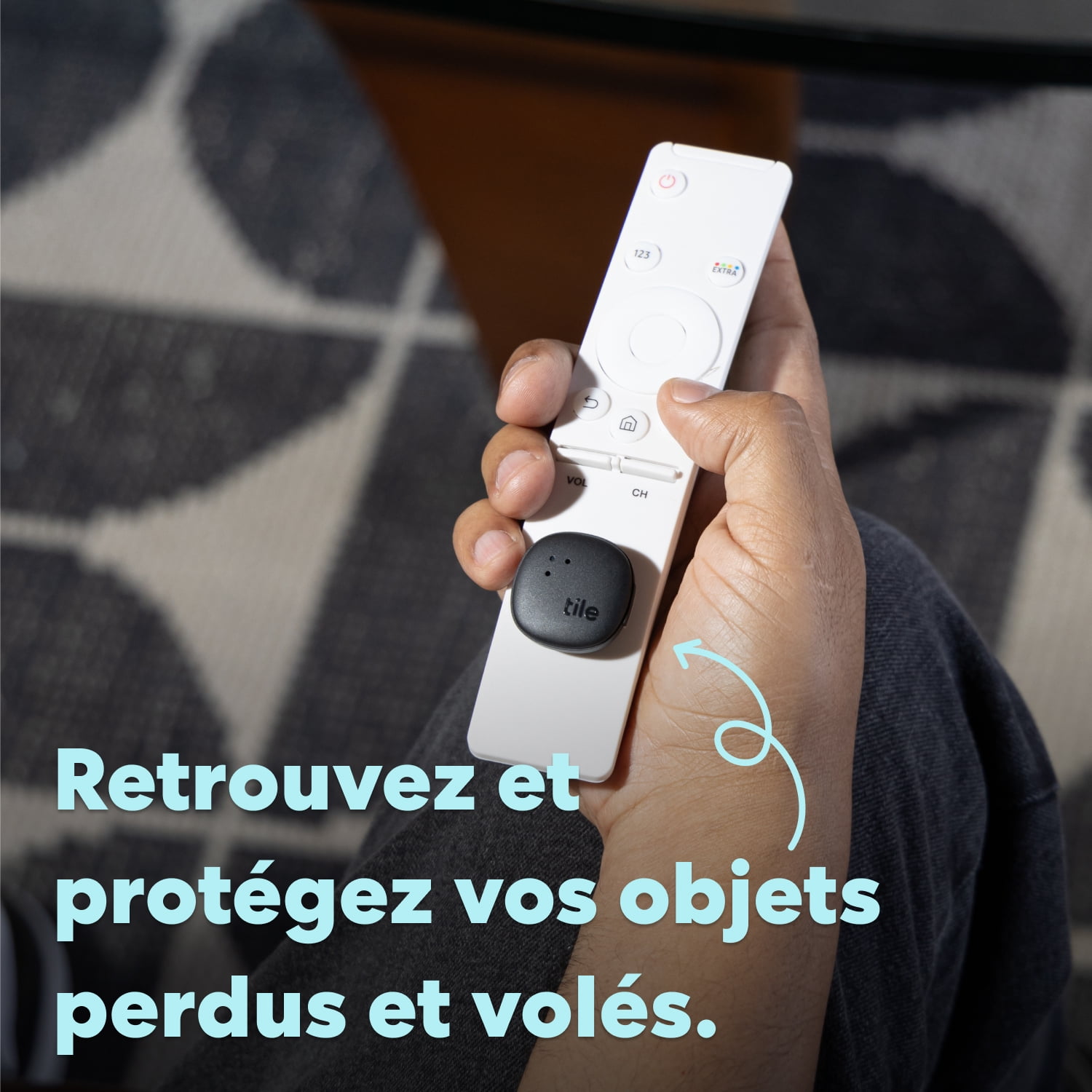 Life360 Tile Sticker 2024 1 Pack Blk