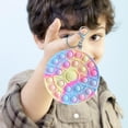 thumbnail image 2 of Monedero Fidget Dimple con forma de llavero con forma de burbuja con forma de dedo, 2 of 5
