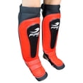thumbnail image 4 of Par de Espinilleras de Piel Tipo Calceta Fire Sports MMA, Kick Boxing, Muay Thai, Rojo, 4 of 4